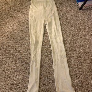 White Free People Movement Leggings